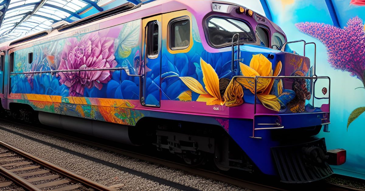 The art and design journey continues on the creativity train