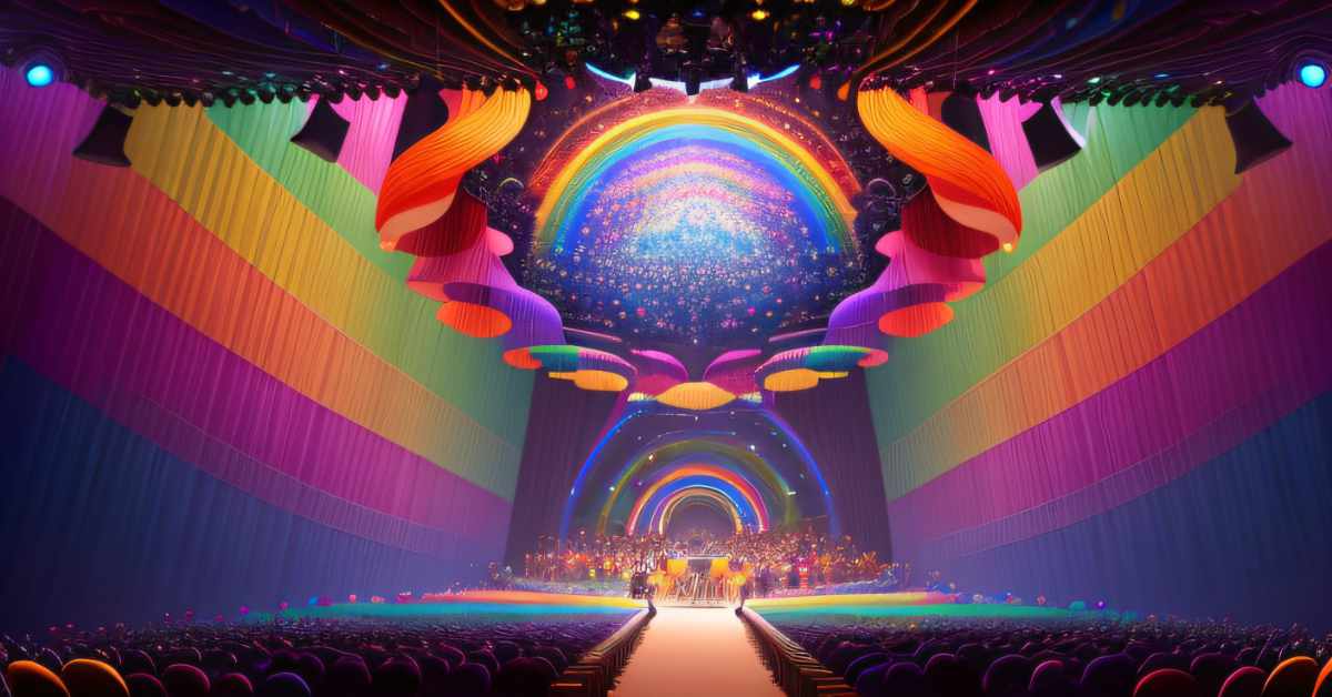 A visual representation of what synesthesia might look like.